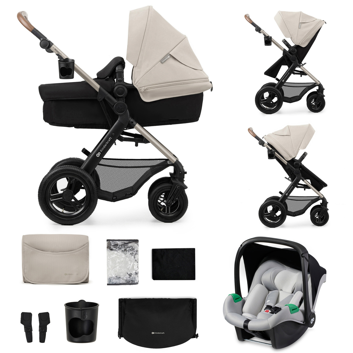 KINDERKRAFT MOOV 2 AIR 3W1  MOONLIGHT GREY