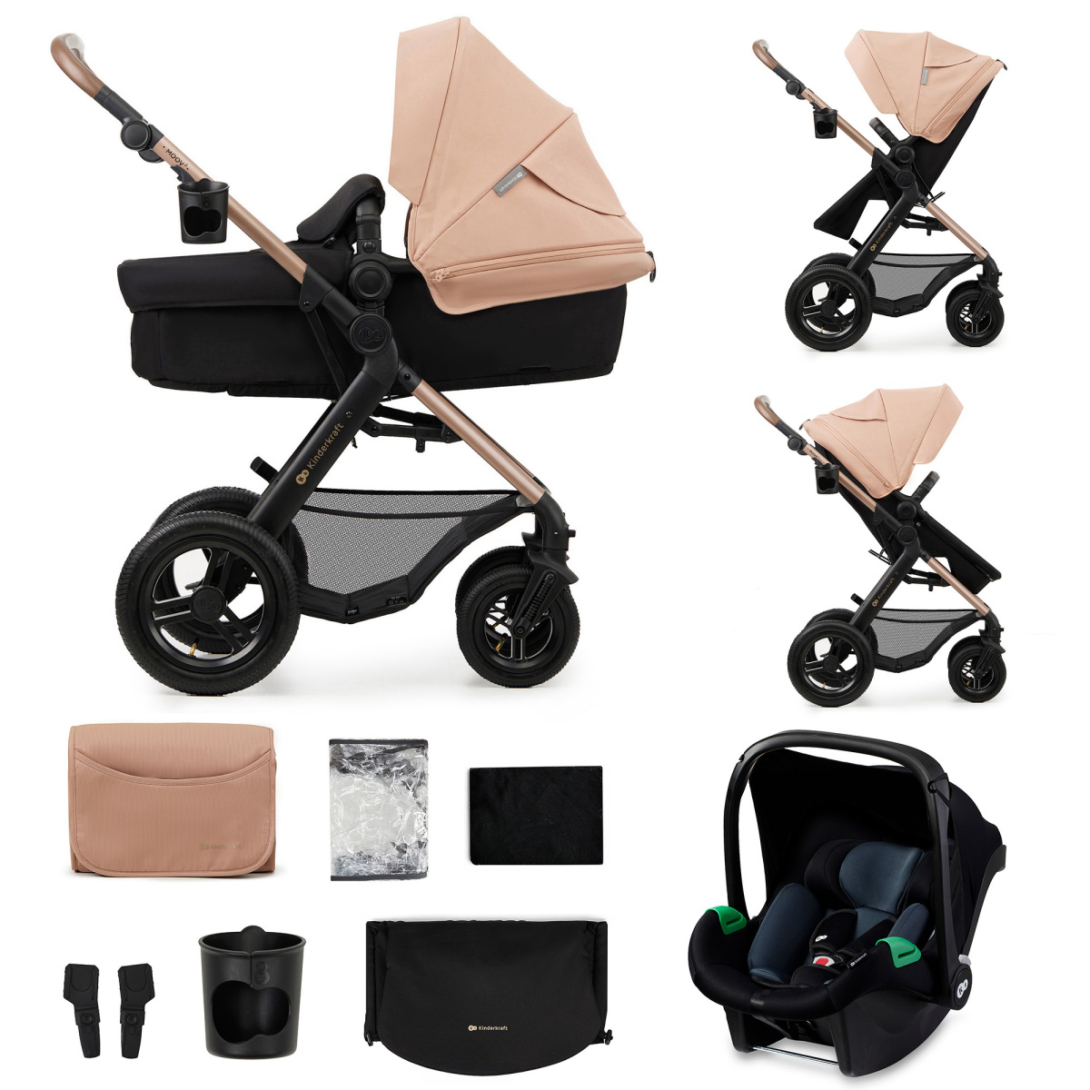 KINDERKRAFT MOOV 2 AIR 3W1 SAND BEIGE