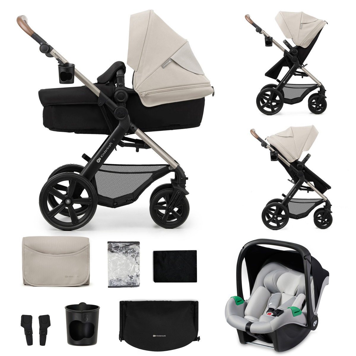 KINDERKRAFT MOOV 2 3W1  MOONLIGHT GREY