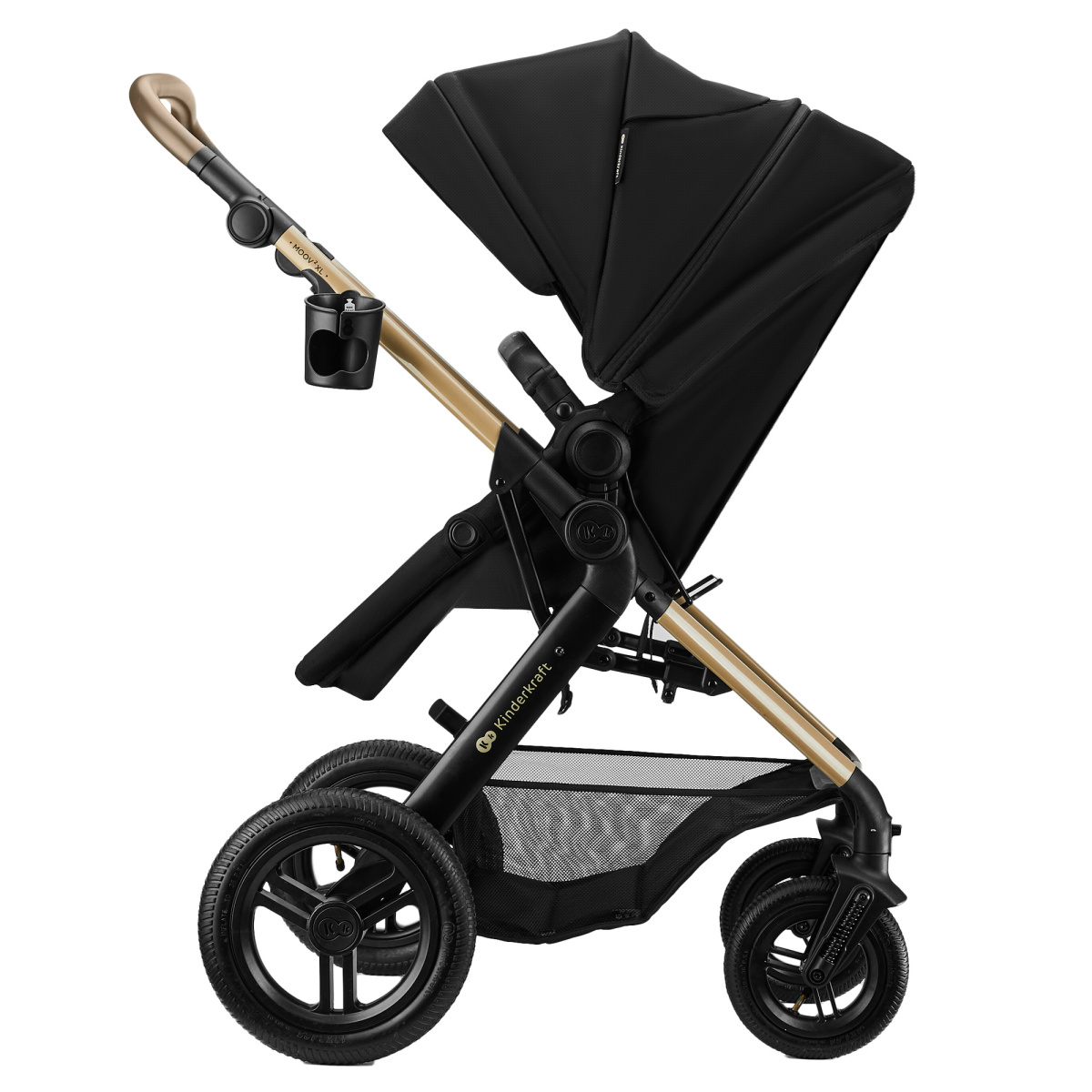KINDERKRAFT MOOV 2XL 3W1 PURE BLACK