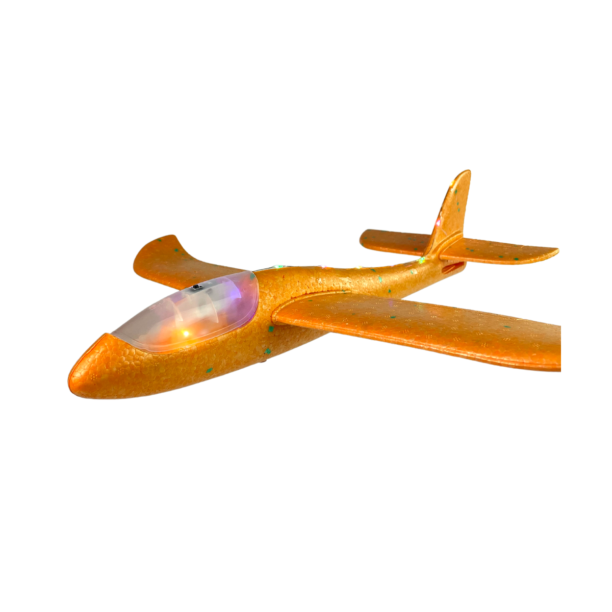 Duży Samolot Styropianowy Szybowiec Pomarańczowy