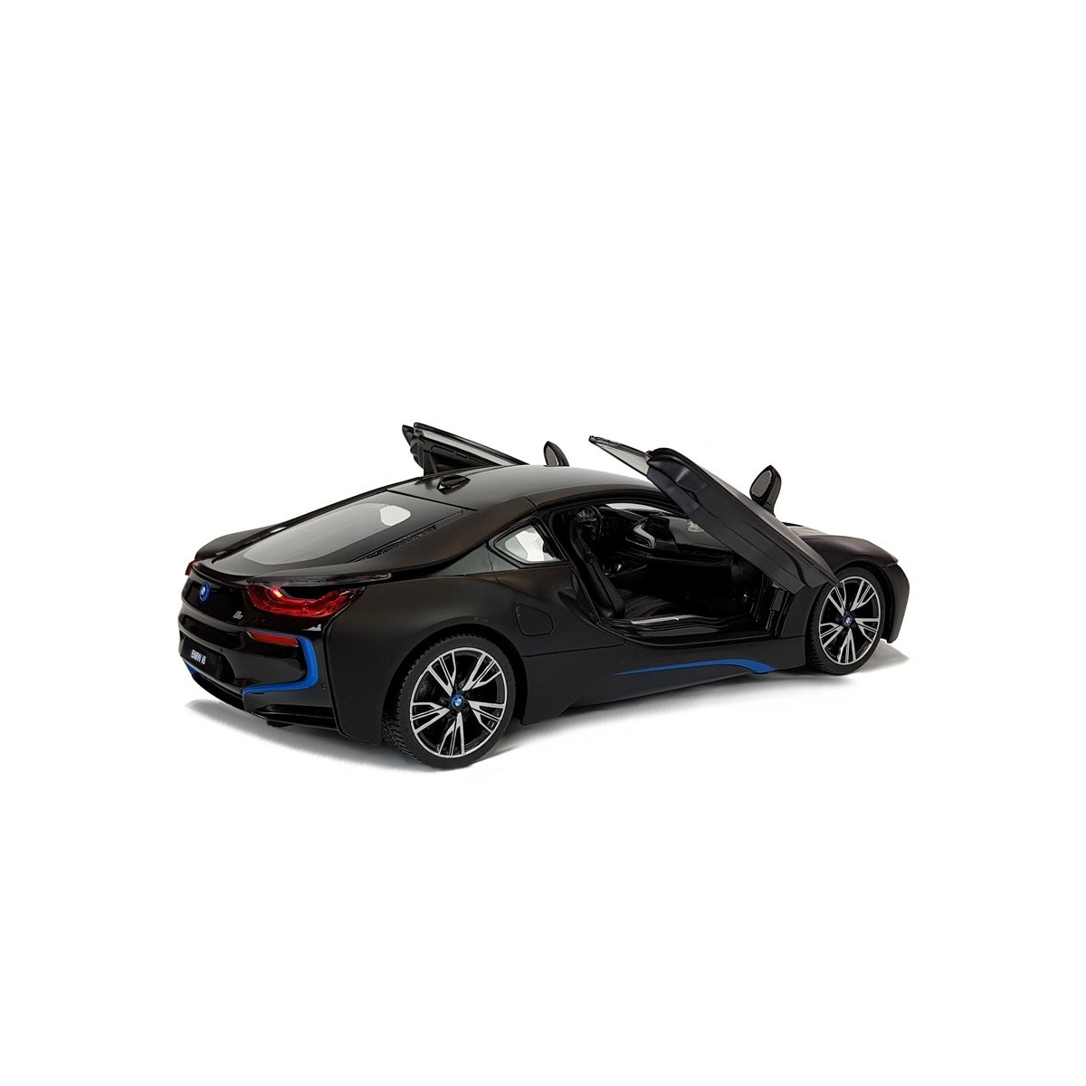 Auto R/C BMW i8 Rastar 1:14 Czarny Drzwi Automatyc