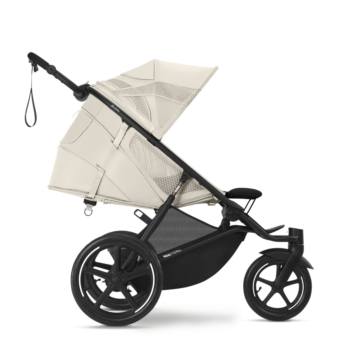 CYBEX AVI SPIN BLK SEASHELL BEIGE
