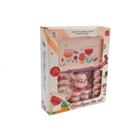 Zestaw do Herbaty Filiżanki Imbryk Spodki 14 eleme