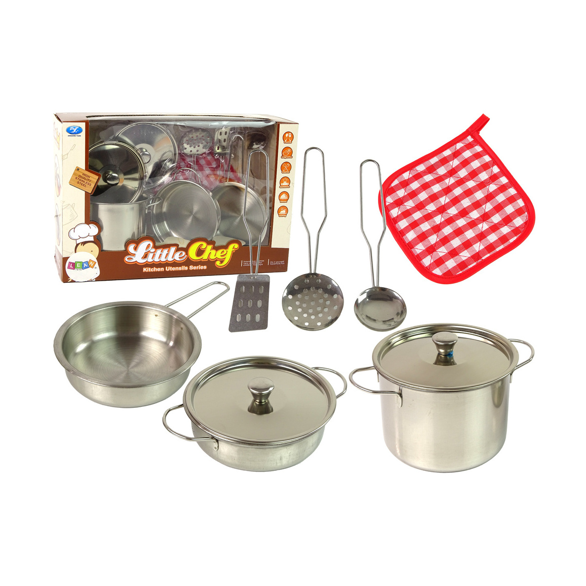Zestaw Naczyń Kuchennych Mali Szefowie Kuchni