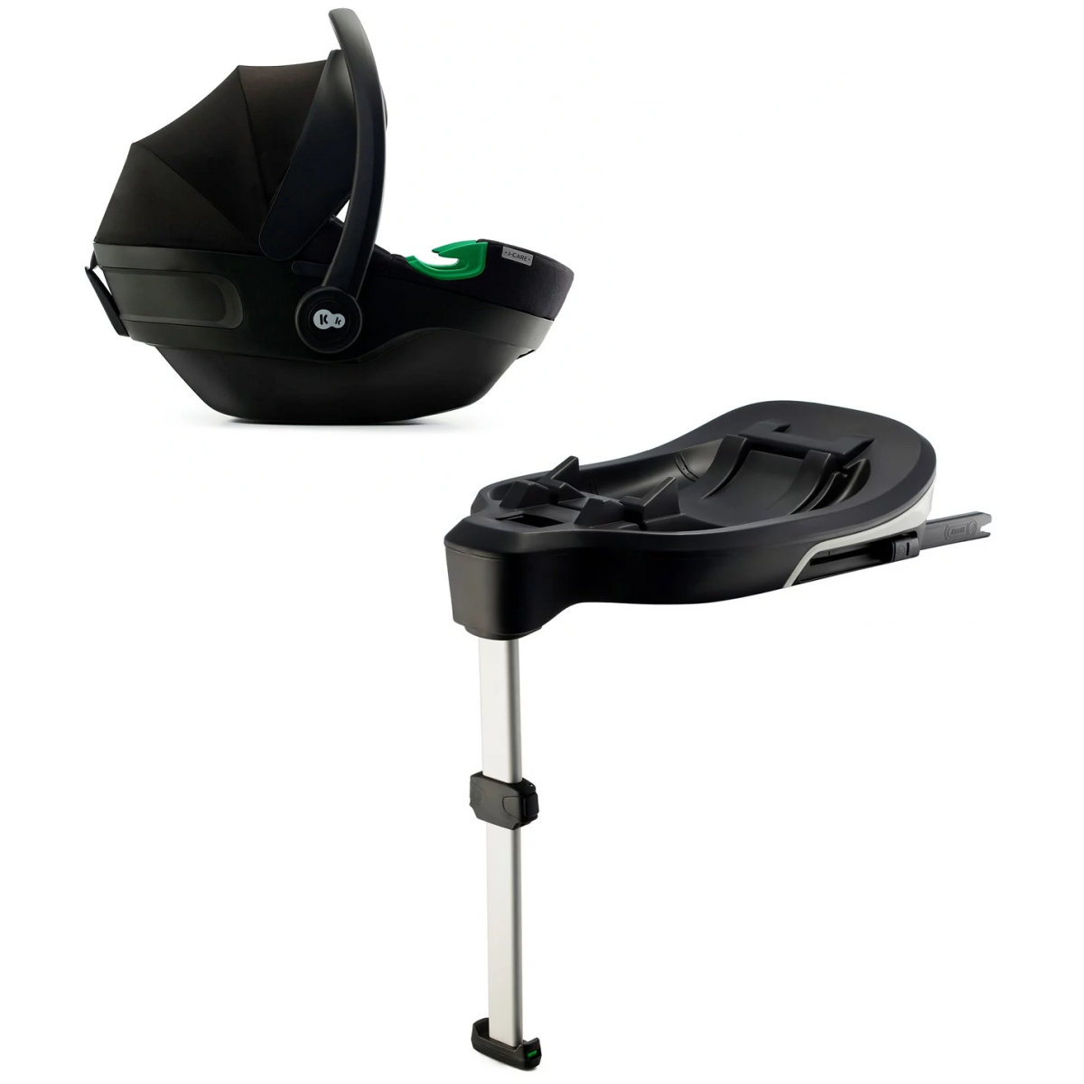 KINDERKRAFT I-CARE I-SIZE GRAPHITE Z BAZĄ CARE FX