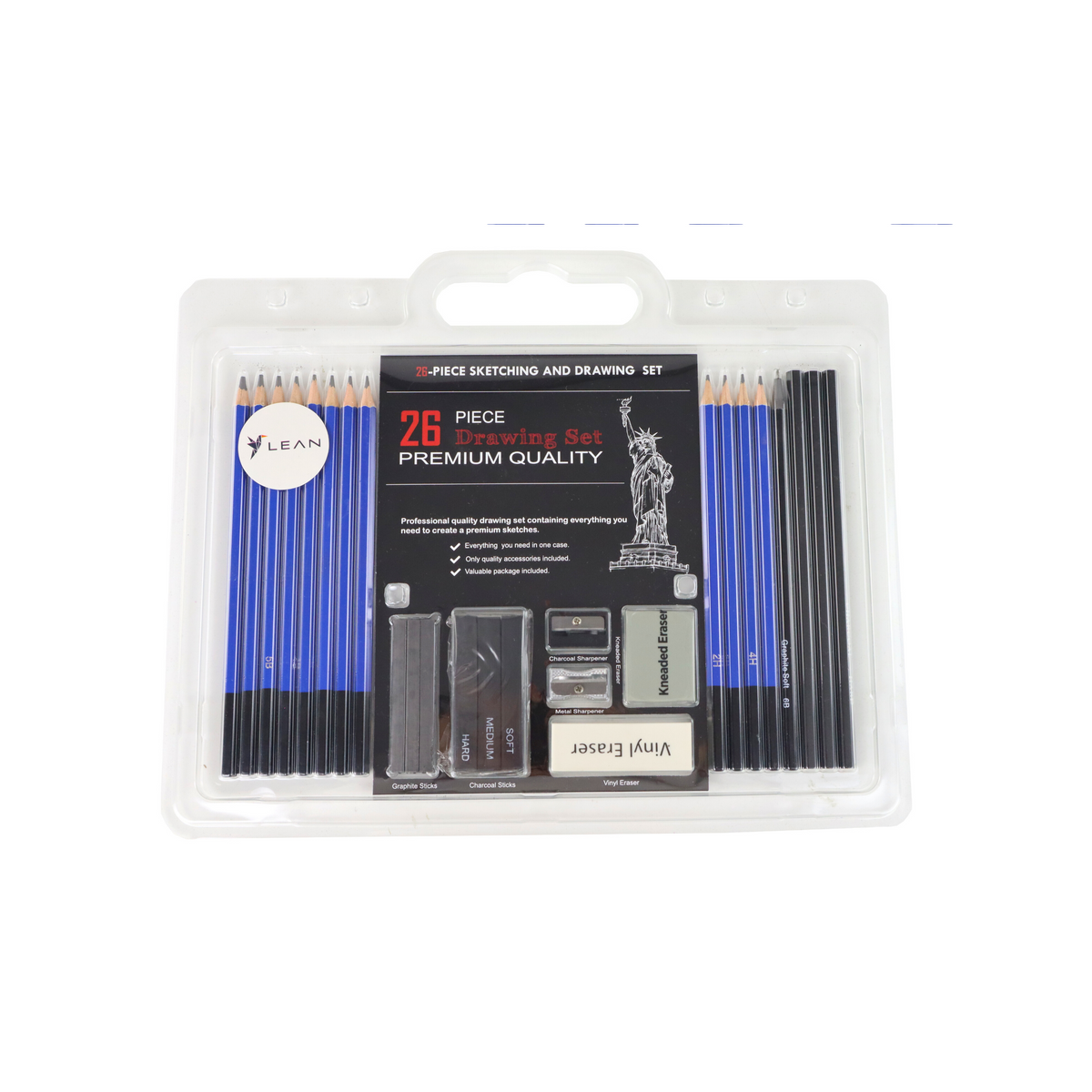 Zestaw Artystyczny Do Szkicowania Rysowania Ołówki