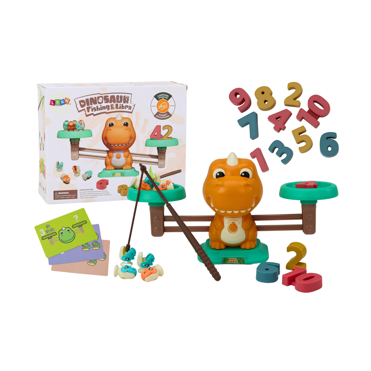 Nauka Liczenia Gra Edukacyjna Waga Szalkowa Dinoza