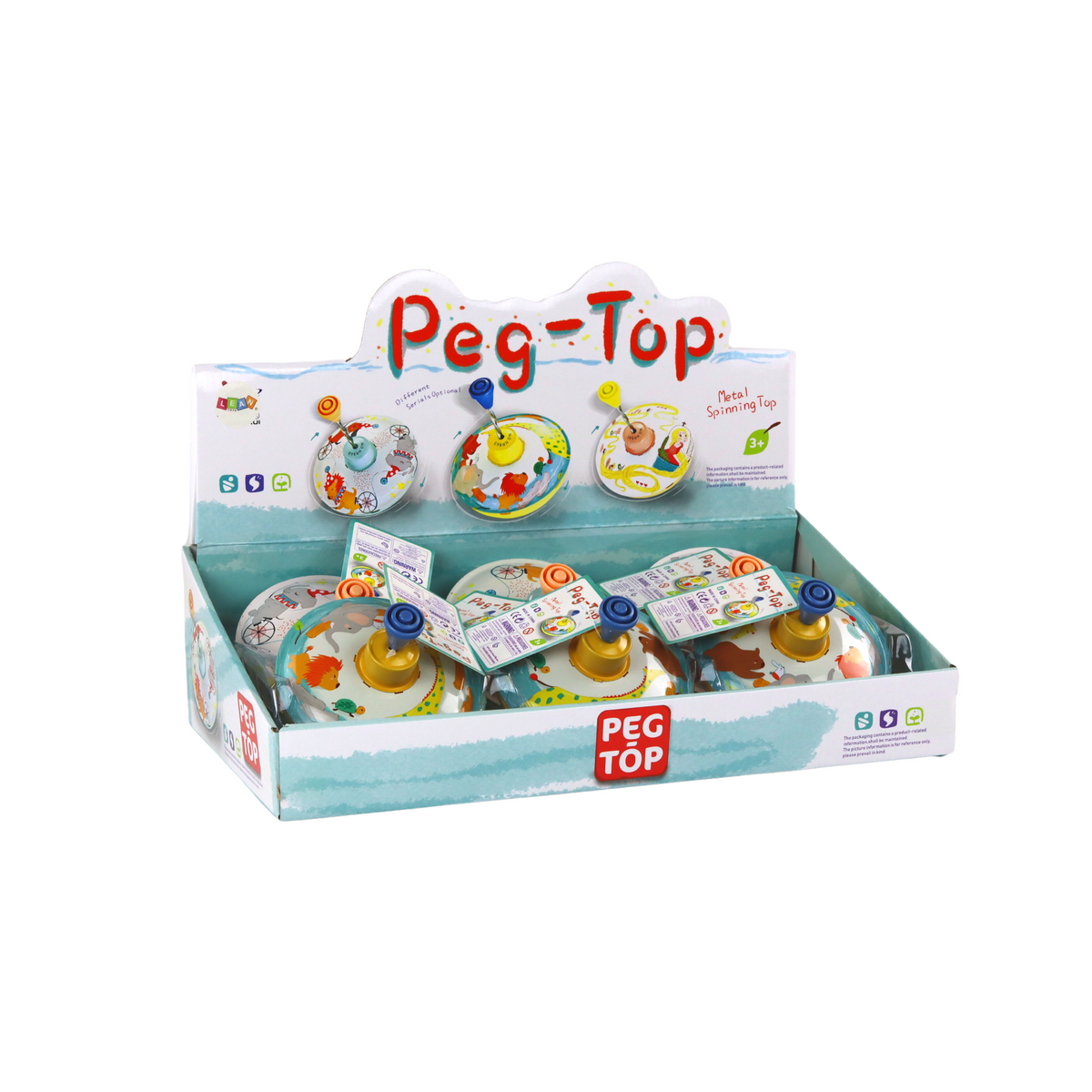 Bączek Dla Dzieci Wirujący Zwierzątka Mix Tradycyj