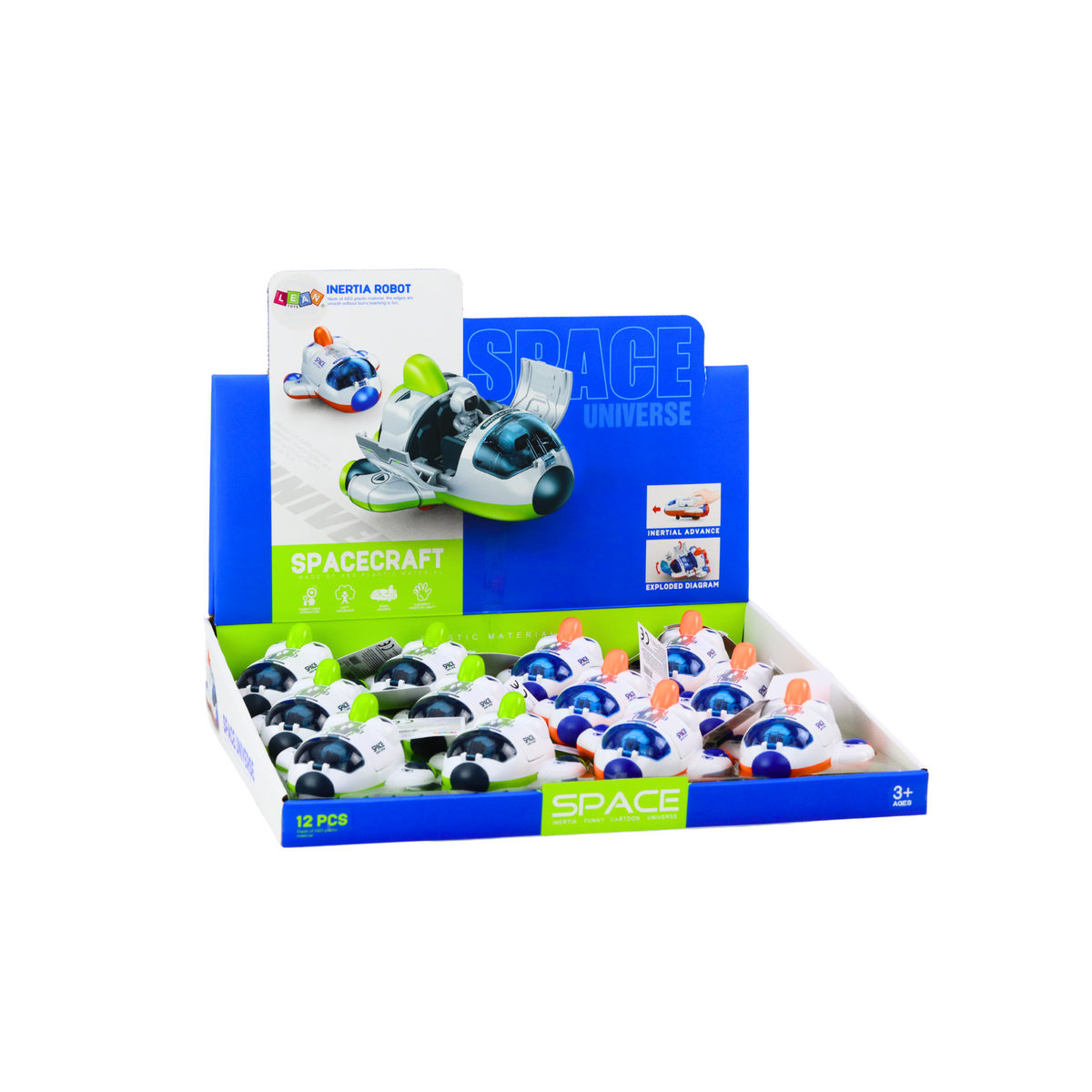 Mały Statek Kosmiczny Jeżdżący Otwierany Kokpit Zi