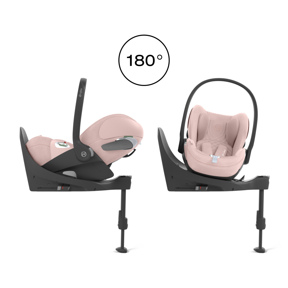 CYBEX CLOUD T I-SIZE PLUS PEACH PINK+ BAZA T
