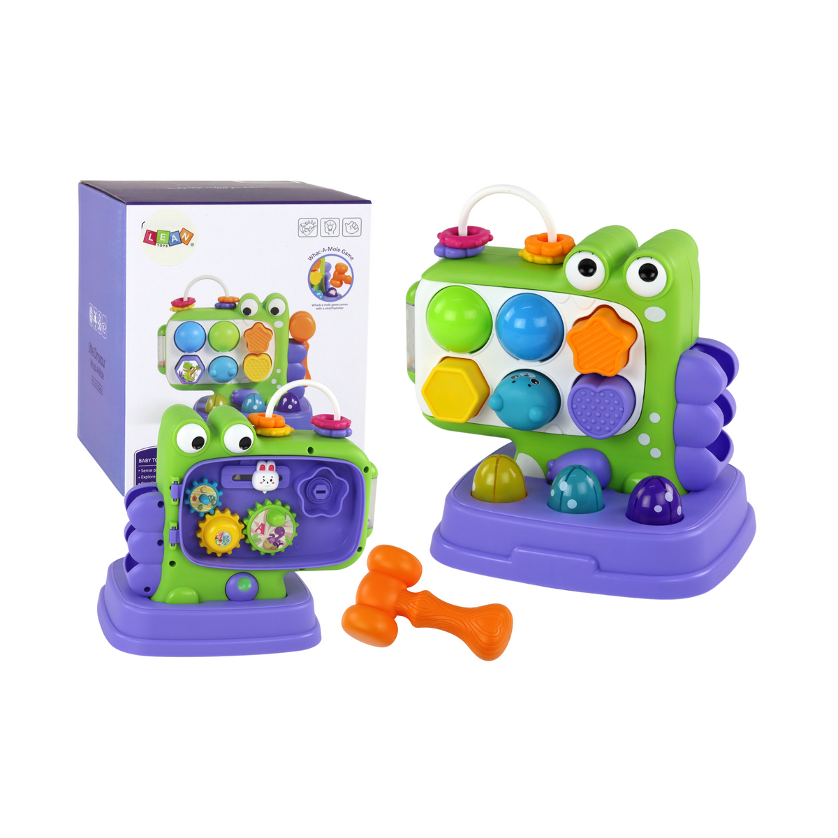 Dinozaur Panel Edukacyjny Whac-A-Mole Sorter Gra D