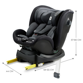 KINDERKRAFT XRIDER I-SIZE BLACK
