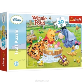 Puzzle Disney Kubuś Puchatek 30 el. Kąpiel Prosiac