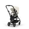 CYBEX EEZY S TWIST+2 BLK CANVAS WHITE