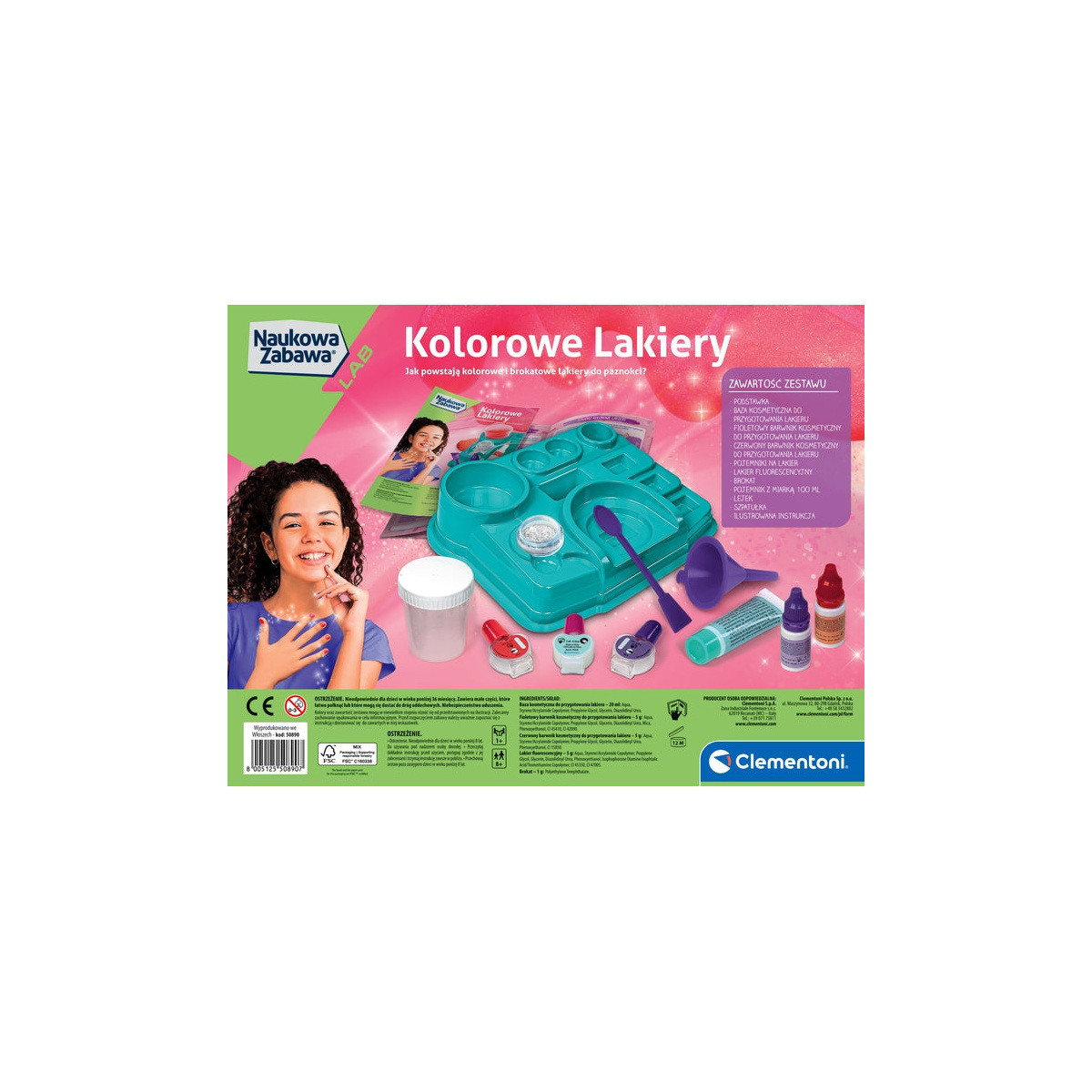 CLE Naukowa zabawa Kolorowe lakiery 50890