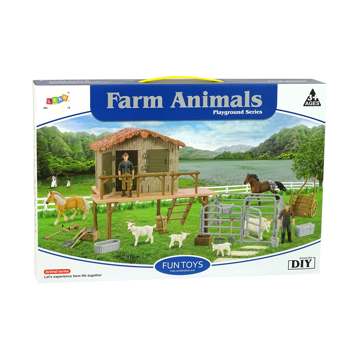 Farma Ze Zwierzętami Koń Zestaw Do Złożenia DIY