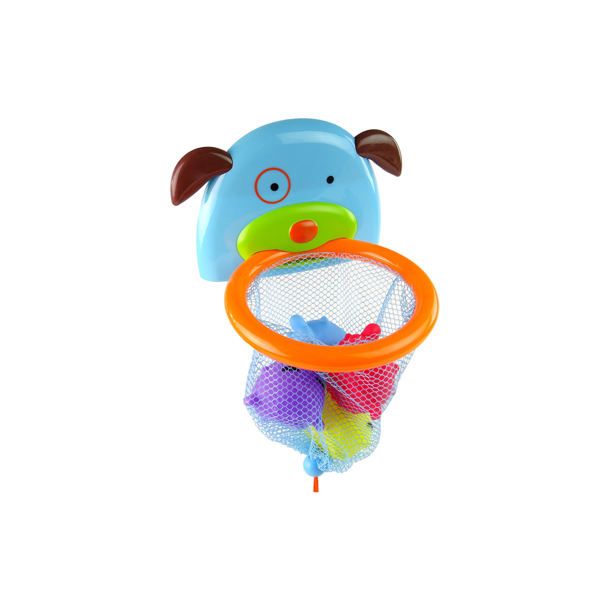 Zabawka Do Kąpieli Mini Koszykówka Kosz Piesek Gum