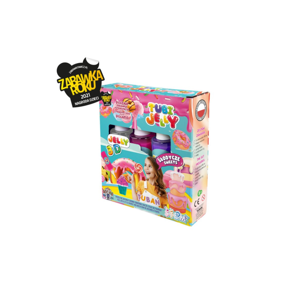 TUBAN zestaw Tubi Jelly 3kol Słodycze TU3317 33170