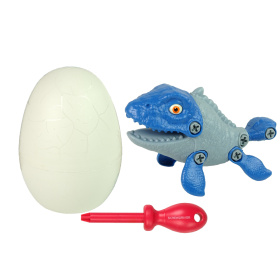 Zestaw Dinozaur Mosasaur z Jajkiem DIY Śrubokręt N