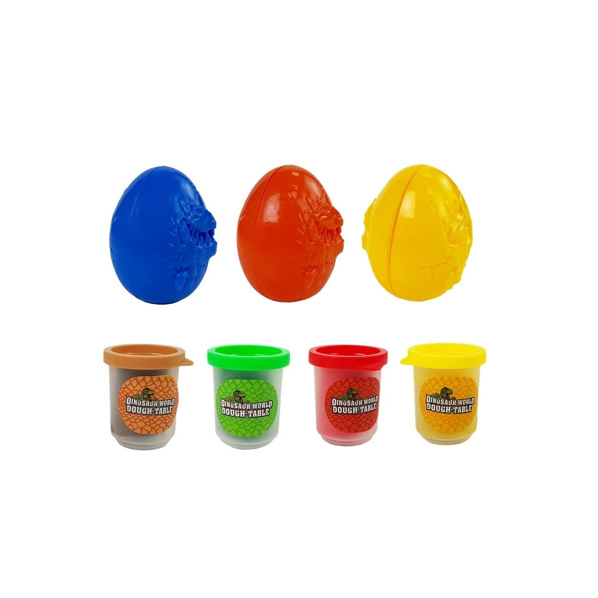 Ciastolina Dinozaury Jajka Foremka 12 Elementów 4