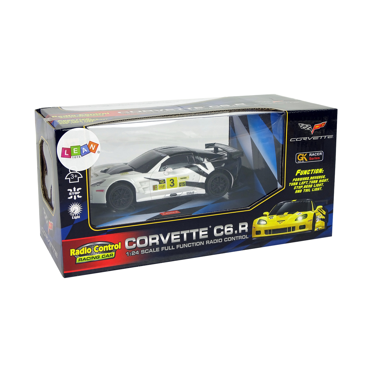 Auto Sportowe Wyścigowe  R/C 1:24 Corvette C6.R Bi