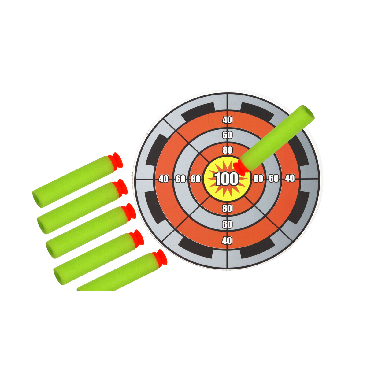 Łuk z Tarczą Na Miękkie Strzałki z Przyssawką 6 Sz