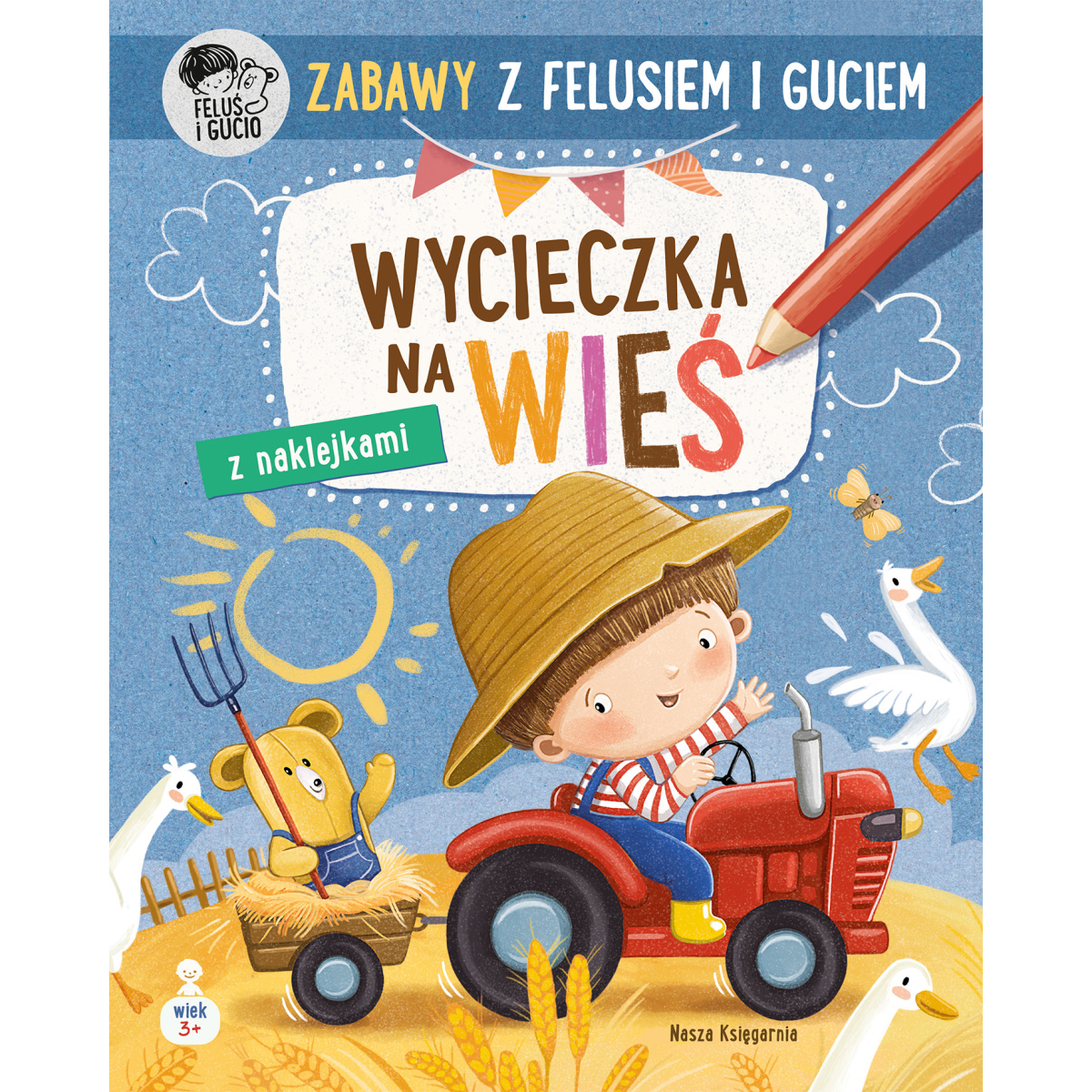 PUCIO ZABAWY Z FELUSIEM I GUCIEM WYCIECZKA NA WIEŚ