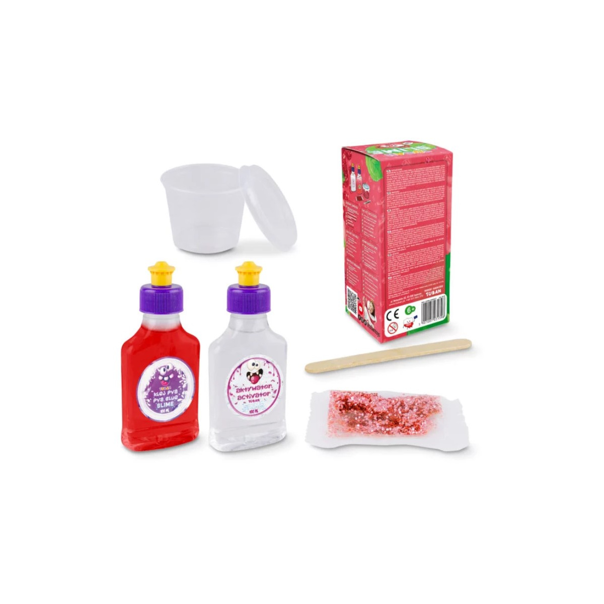 TUBAN zestaw Slime DIY truskawka TU3139 31398