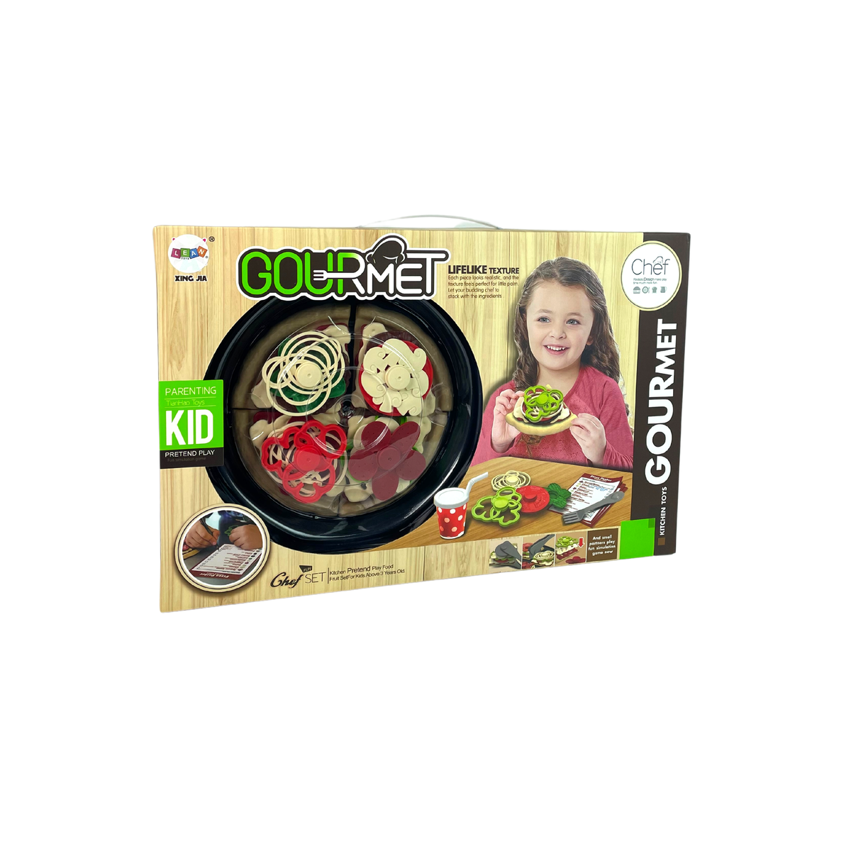 Zestaw Pizza Dodatki Kuchnia Jedzenie Do Zabawy