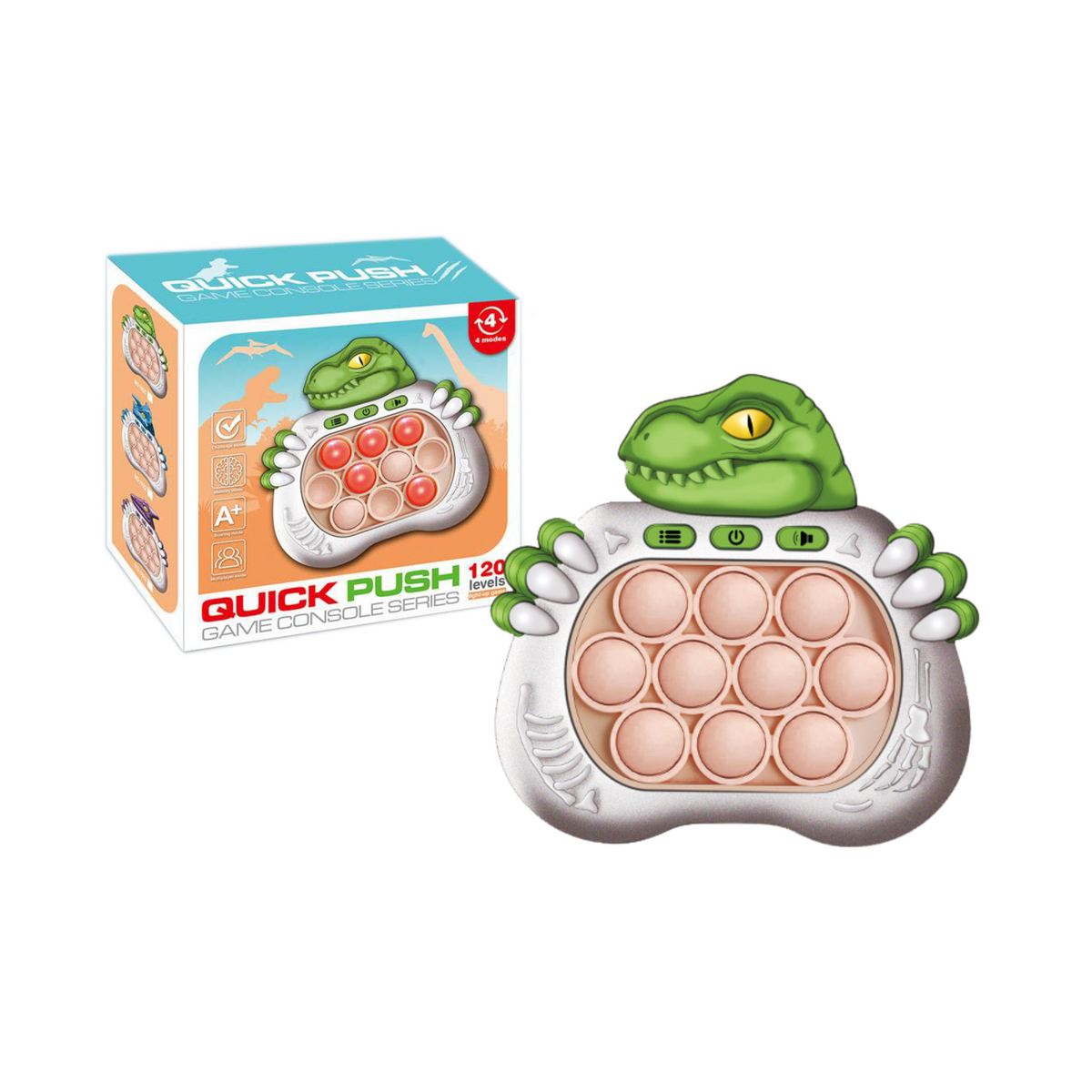 Gra Sensoryczna Dinozaur Pop It Na Baterie Światła