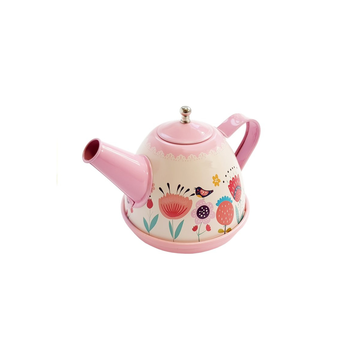 Zestaw do Herbaty Filiżanki Imbryk Spodki 14 elem.