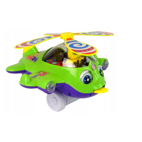 Samolot Pchacz Dzwonek Kij Pilot Zielony