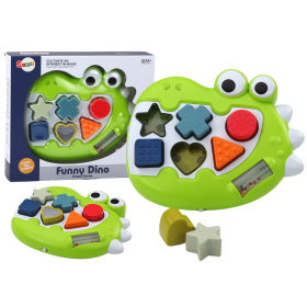 Sorter Dinozaur Sensoryczny Grający Melodie Układa