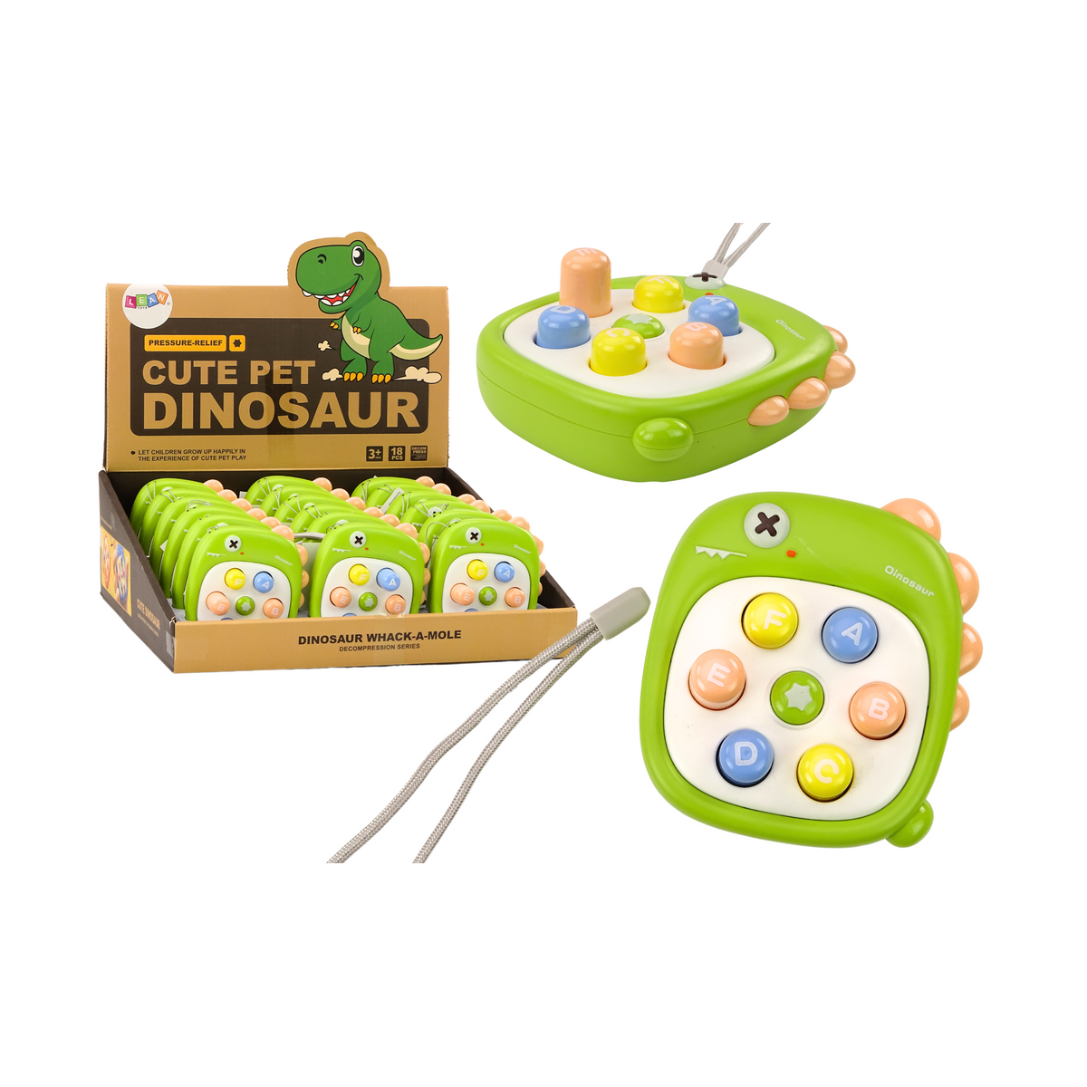 Gra Zręcznościowa Whack A Mole Literki Dinozaur Zi