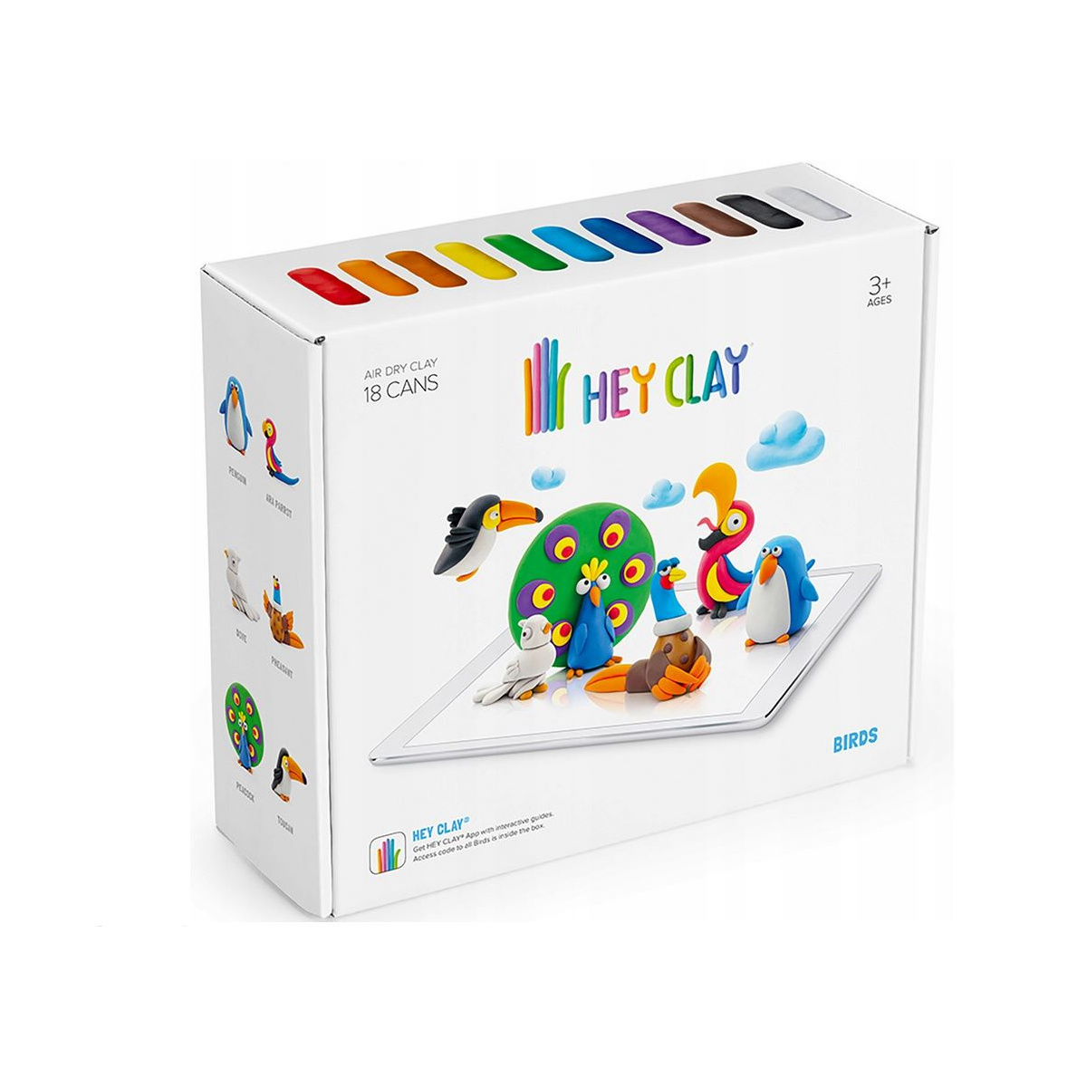 TMT HeyClay Masa plast.Ptaki HCLSE003CE 02693