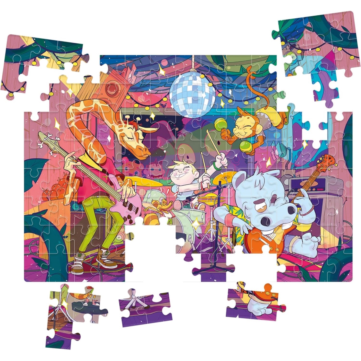 PUZZLE CLEMENTONI 104 MUSIC BAND BRILIANT