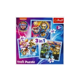 TREFL PUZZLE 3W1 PSI PSTROL