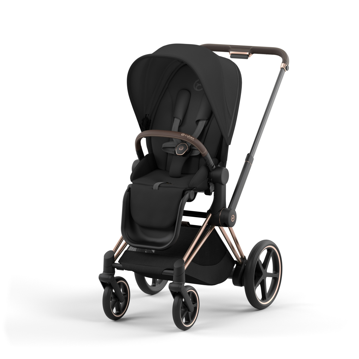 CYBEX E-PRIAM 4.0 SEPIA BLACK ROSE GOLD 2W1