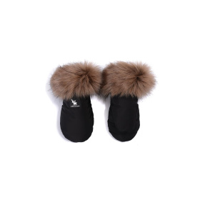 COTTONMOOSE RĘKAWICE HANDMUFF Z FUTERKIEM BLACK