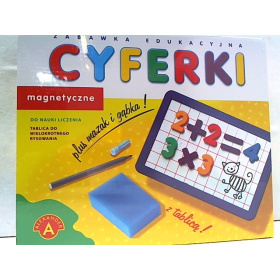 Cyferki magnetyczne z tablicą 04182