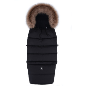 COTTONMOOSE ŚPIWÓR FOOTMUFF COMBI 3W1 BLACK