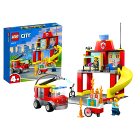 Klocki LEGO CITY Remiza Strażacka I Wóz Strażacki