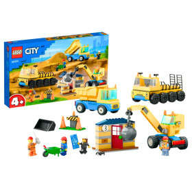 Klocki LEGO CITY Ciężarówki i Dźwig Z Kulą Wyburze