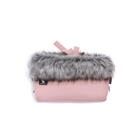 COTTONMOOSE MUFKA MUFF Z FUTERKIEM PINK