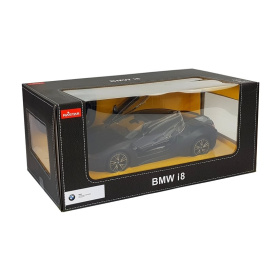 Auto R/C BMW i8 Rastar 1:14 Czarny Drzwi Automatyc