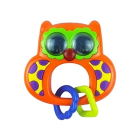 BABY MIX MUSICAL RATTLE - GRZECHOTKA SOWA