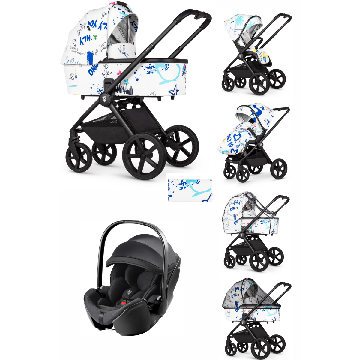 ZESTAW 3W1 VENICCI UPLINE 2 + BRITAX BABY SAFE PRO