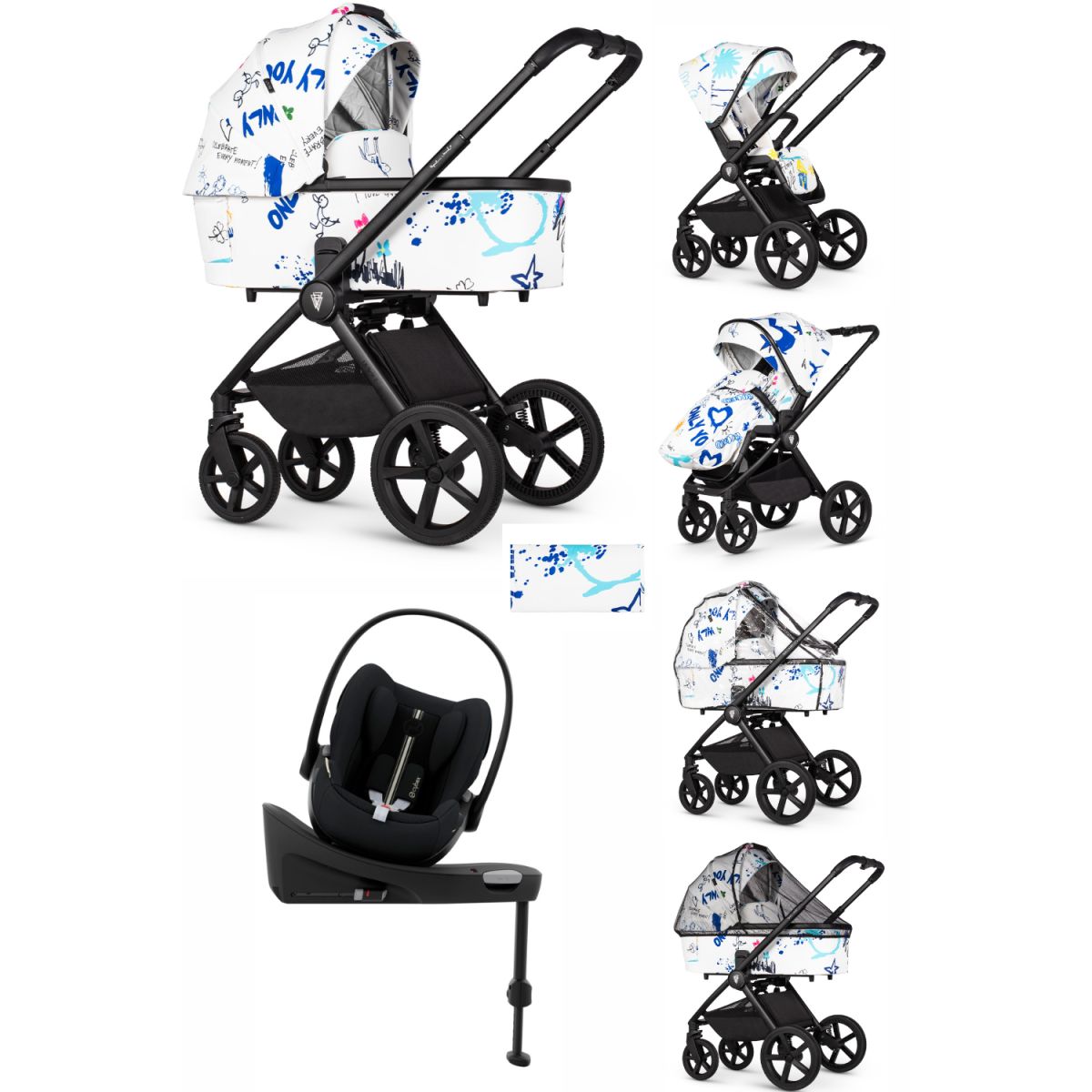 ZESTAW 4W1 VENICCI UPLINE 2 + CYBEX CLOUD G PLUS + BAZA ISOFIX