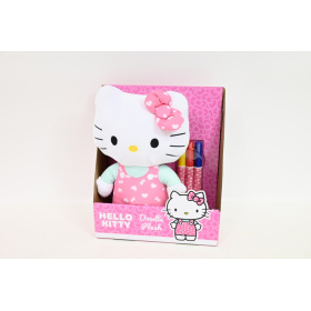 HELLO KITTY 25cm do malowania/różowa 65576